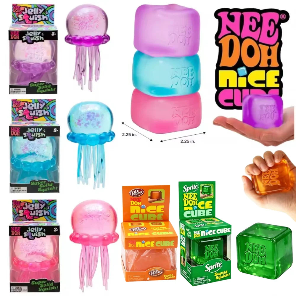 NeeDoh Trending Stress Relief Toy - Super Squishy Sensory Fidget Ball for Focus
