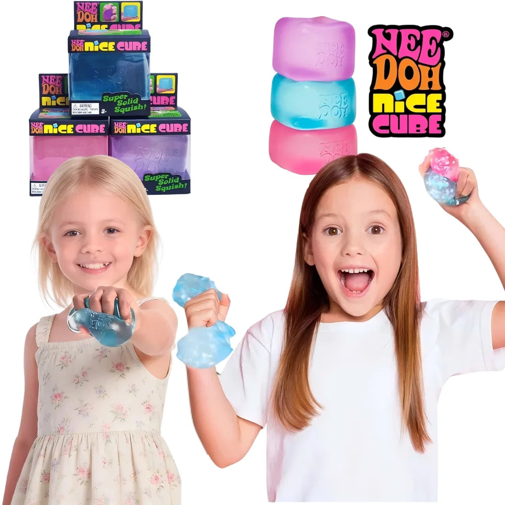 NeeDoh Trending Stress Relief Toy - Super Squishy Sensory Fidget Ball for Focus